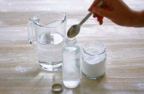 Soda solution for penis enlargement